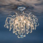 Потолочный светильник Escada 1122/5PL E27*60W White/Gold BLING