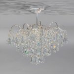 Потолочный светильник Escada 1122/5PL E27*60W White/Gold BLING