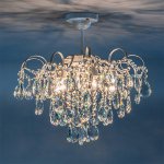 Потолочный светильник Escada 1122/5PL E27*60W White/Gold BLING