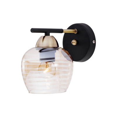 Настенный светильник Escada 1123/1A E27*40W Antique brass/Black NATE Настенный светильник Escada 1123/1A E27*40W Antique brass/Black NATE