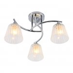 Потолочный светильник Escada 1124/3PL E27*60W Chrome THALIA