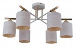 Потолочный светильник Escada 1124/6P E27*40W French gold/White FIONA