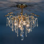 Потолочный светильник Escada 1128/4 E27*60W French Gold MONA