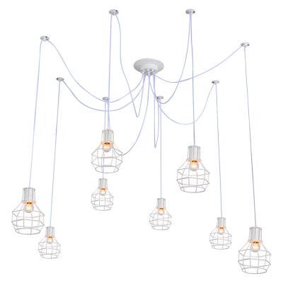 Подвесной светильник Escada 1129/8S E27*60W White Подвесной светильник Escada 1129/8S E27*60W White