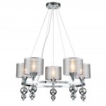 Подвесной светильник Escada 1130/5S E14*40W Chrome RAISED