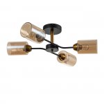 Светильник на штанге Escada 1131/4P E27*60W Black/Gold VERTIGO