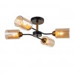 Светильник на штанге Escada 1131/4P E27*60W Black/Gold VERTIGO