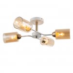 Светильник на штанге Escada 1131/4P E27*60W White/Gold VERTIGO