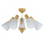 Светильник на штанге Escada 1131/5P E14*40W White/Wood