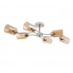 Светильник на штанге Escada 1131/6P E27*60W White/Gold VERTIGO