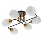 Светильник на штанге Escada 1132/6P E27*60W Black HOPE