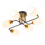 Светильник на штанге Escada 1132/6P E27*60W Black HOPE