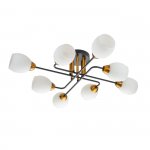 Светильник на штанге Escada 1132/8P E27*60W Black HOPE