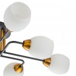 Светильник на штанге Escada 1132/8P E27*60W Black HOPE