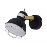 Настенный светильник Escada 1135/1A E14*40W Black/Chrome RETRO