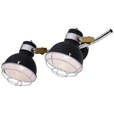 Настенный светильник Escada 1135/2A E14*40W Black/Chrome RETRO Настенный светильник Escada 1135/2A E14*40W Black/Chrome RETRO