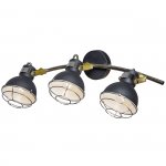 Настенный светильник Escada 1135/3A E14*40W Black/Chrome RETRO