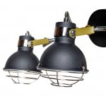 Настенный светильник Escada 1135/3A E14*40W Black/Chrome RETRO