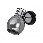 Настенный светильник Escada 1136/1A E14*40W Black/Chrome PHANTOM