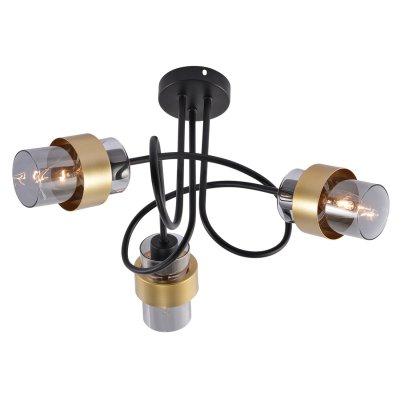 Потолочный светильник Escada 1139/3P E14*40W Black/Gold