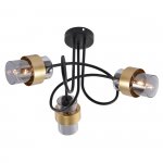 Потолочный светильник Escada 1139/3P E14*40W Black/Gold