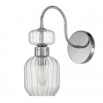 Настенный светильник Escada 1141/1A E14*60W Chrome/Clear GLOSS