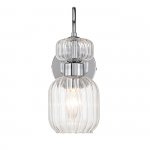 Настенный светильник Escada 1141/1A E14*60W Chrome/Clear GLOSS