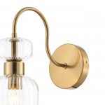 Настенный светильник Escada 1141/1A E14*60W Antigue copper/Clear GLOSS