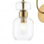 Настенный светильник Escada 1141/1A E14*60W Antigue copper/Clear GLOSS