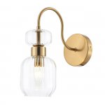 Настенный светильник Escada 1141/1A E14*60W Antigue copper/Clear GLOSS