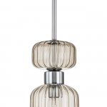 Подвесной светильник Escada 1141/1S E14*60W Chrome/Beige GLOSS