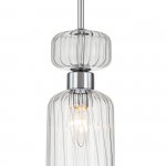 Подвесной светильник Escada 1141/1S E14*60W Chrome/Clear GLOSS