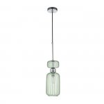 Подвесной светильник Escada 1141/1S E14*60W Chrome/Green GLOSS