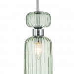 Подвесной светильник Escada 1141/1S E14*60W Chrome/Green GLOSS