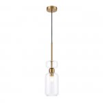 Подвесной светильник Escada 1141/1S E14*60W Antigue copper/Clear GLOSS