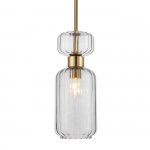 Подвесной светильник Escada 1141/1S E14*60W Antigue copper/Smoke GLOSS