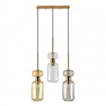 Подвесной светильник Escada 1141/3S E14*60W Beige/Clear/Amber