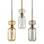 Подвесной светильник Escada 1141/3S E14*60W Beige/Clear/Amber