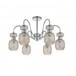 Светильник на штанге Escada 1141/6PL E14*60W Chrome/Beige GLOSS