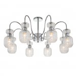 Светильник на штанге Escada 1141/8PL E14*60W Chrome/Clear GLOSS