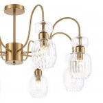 Светильник на штанге Escada 1141/8PL E14*60W Antigue copper/Clear GLOSS