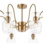 Светильник на штанге Escada 1141/8PL E14*60W Antigue copper/Clear GLOSS