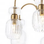 Светильник на штанге Escada 1141/8PL E14*60W Antigue copper/Clear GLOSS