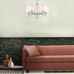 Подвесной светильник Escada 1143/5PL E27*40W Chrome ADORA