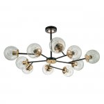 Светильник на штанге Escada 1146/10P E27*40W Black/Brass MIRACLE