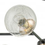 Светильник на штанге Escada 1146/8P E27*40W Black/Brass MIRACLE