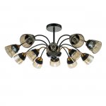 Светильник на штанге Escada 1148/12P E27*40W Black/Brass BOUQUET