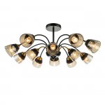 Светильник на штанге Escada 1148/12P E27*40W Black/Brass BOUQUET