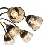 Светильник на штанге Escada 1148/12P E27*40W Black/Brass BOUQUET