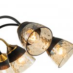 Светильник на штанге Escada 1148/9P E27*40W Black/Brass BOUQUET